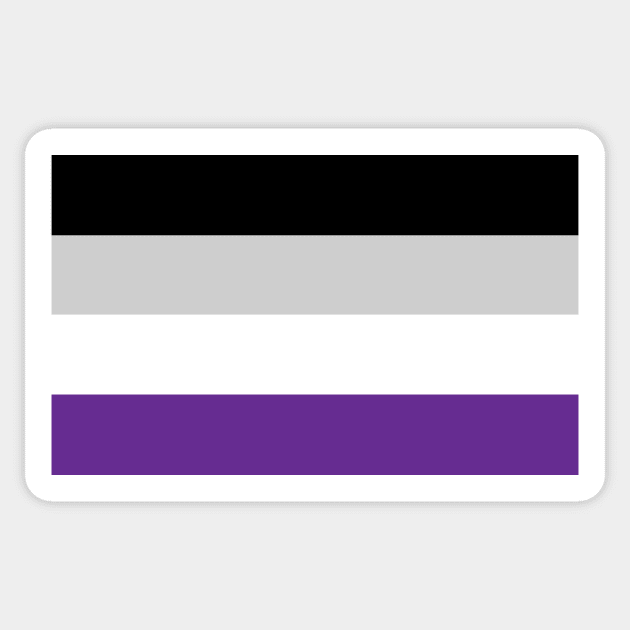 Asexual Pride Sticker by littleSamantics